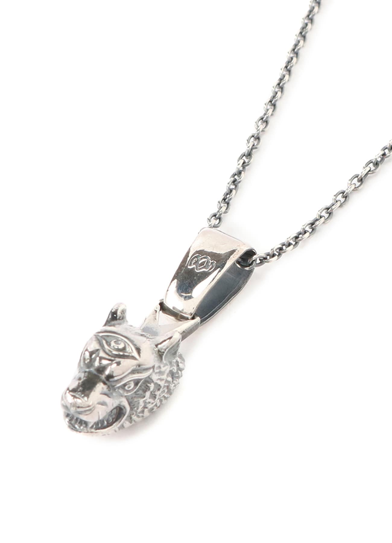 SILVER 950 WOLF DAGGER PENDANT(FREE SIZE Silver): GOTHIC YOHJI