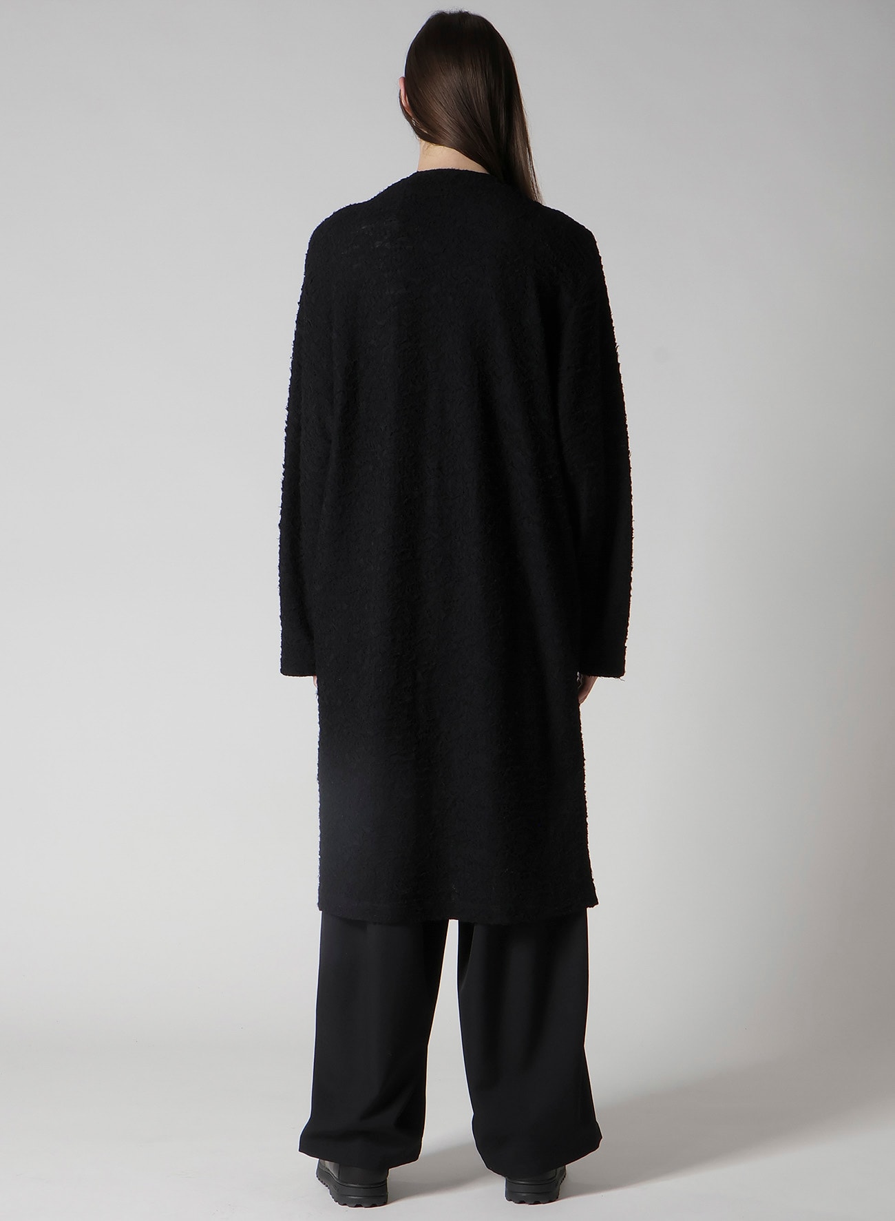 1/60 DOUBLE JACQUARD LONG CARDIGAN(FREE SIZE Black): Soldes｜THE
