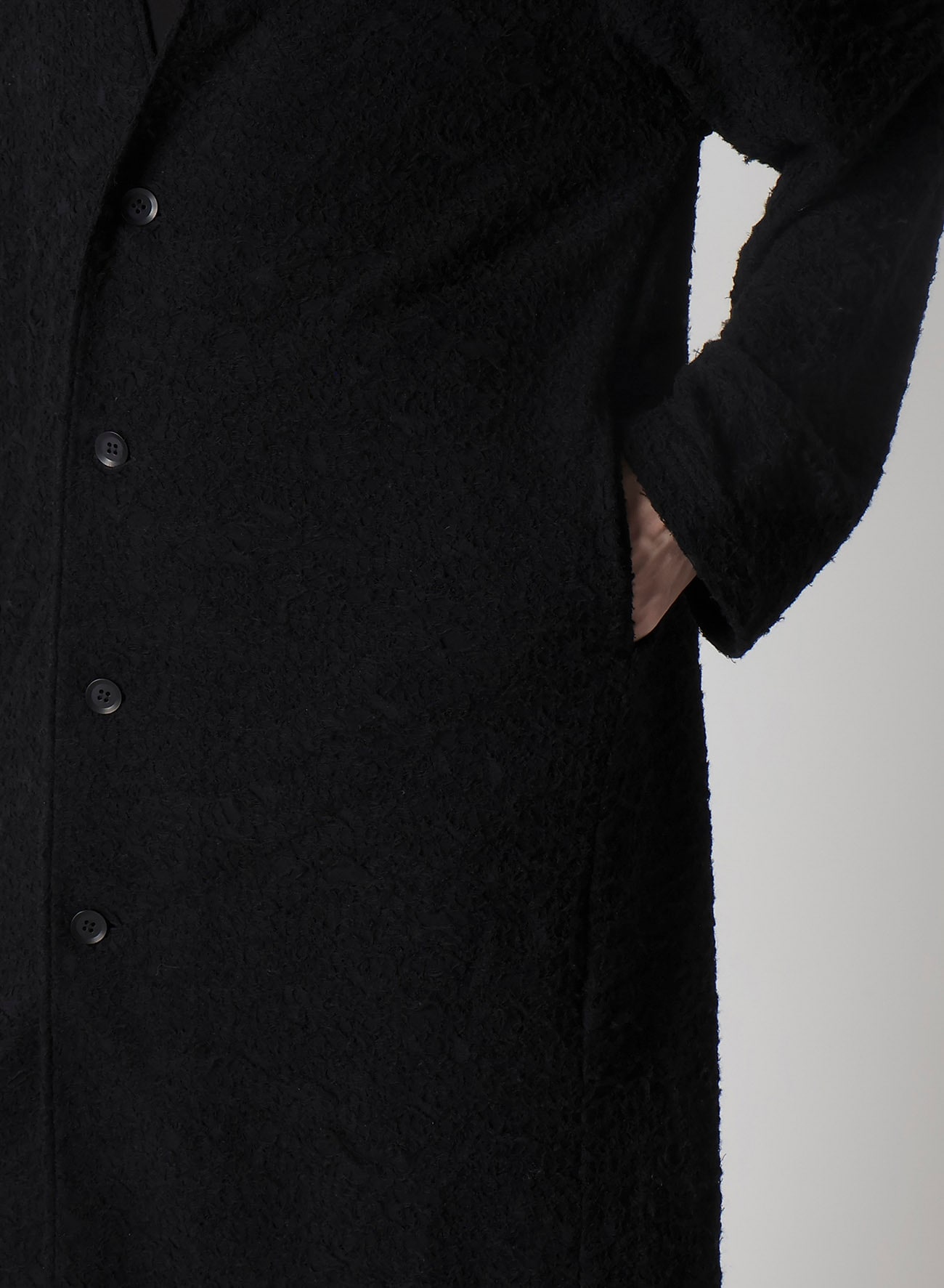 1/60 DOUBLE JACQUARD LONG CARDIGAN(FREE SIZE Black): Soldes｜THE