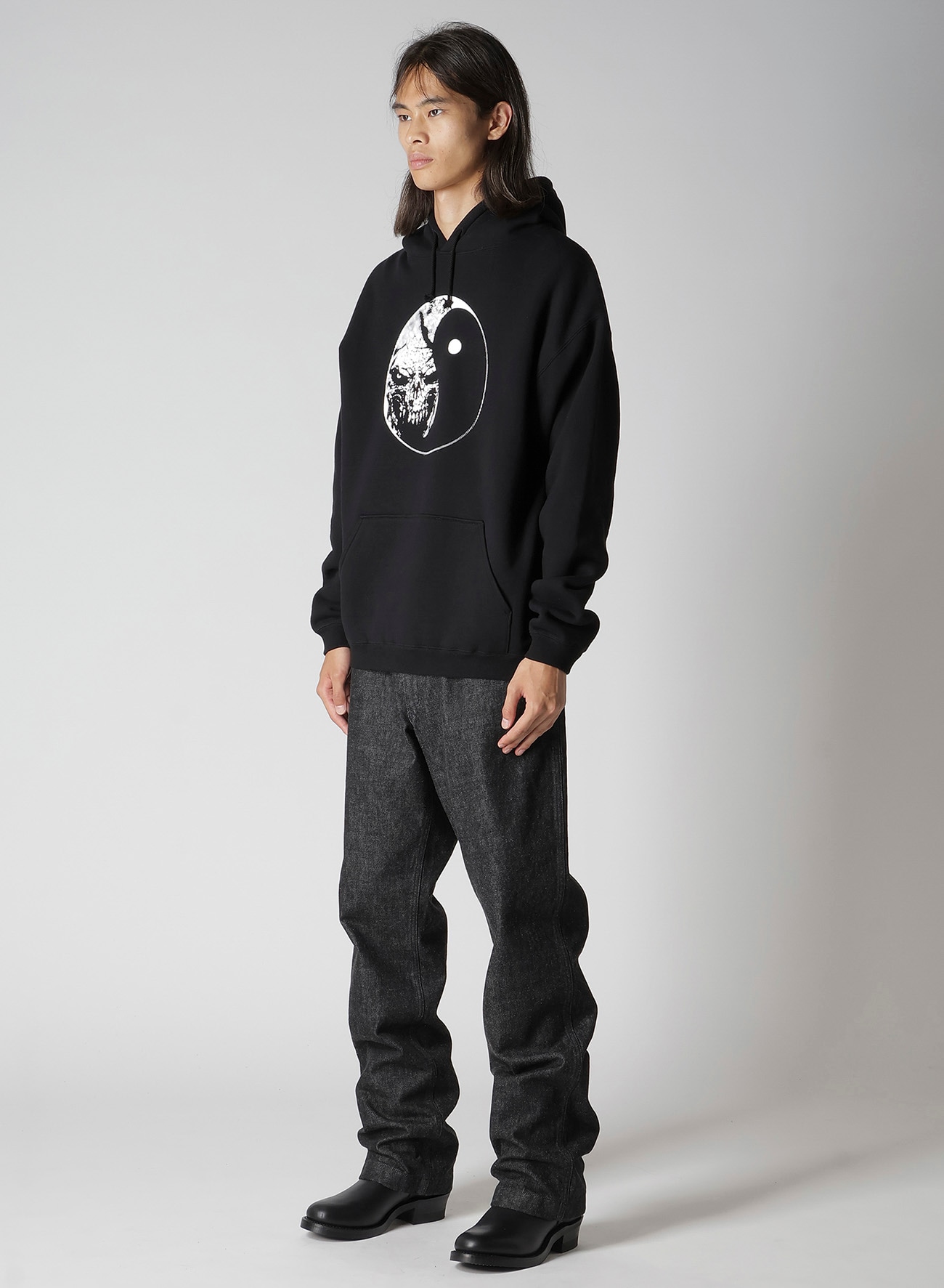 Y's for men × MASSES】 TIGHT TENSION FRENCH TERRY HOODIE(FREE SIZE