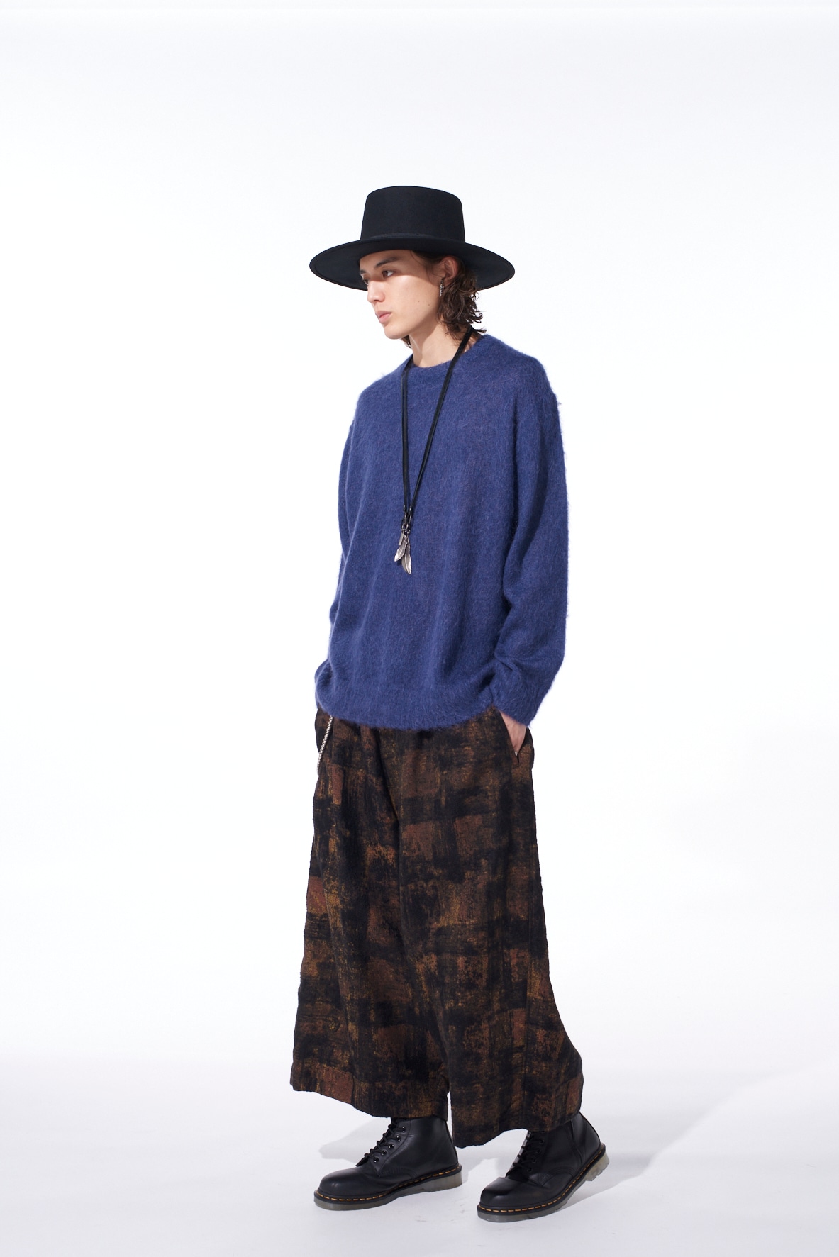 5G BRUSHED MOHAIR PULLOVER(M Navy): S'YTE｜THE SHOP YOHJI YAMAMOTO