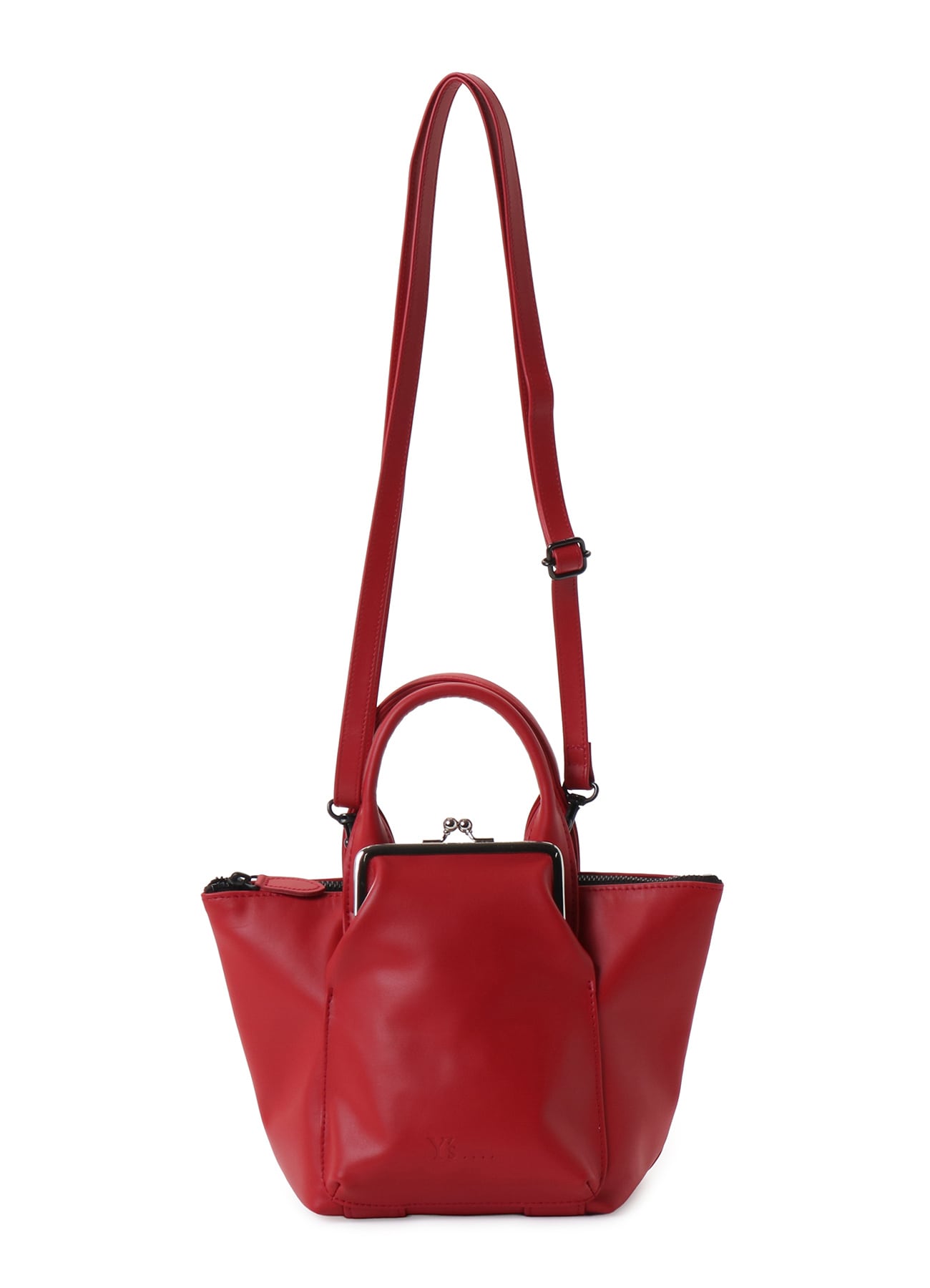 COW LEATHER TOTE BAG(FREE SIZE Red): Y's.｜THE SHOP YOHJI YAMAMOTO