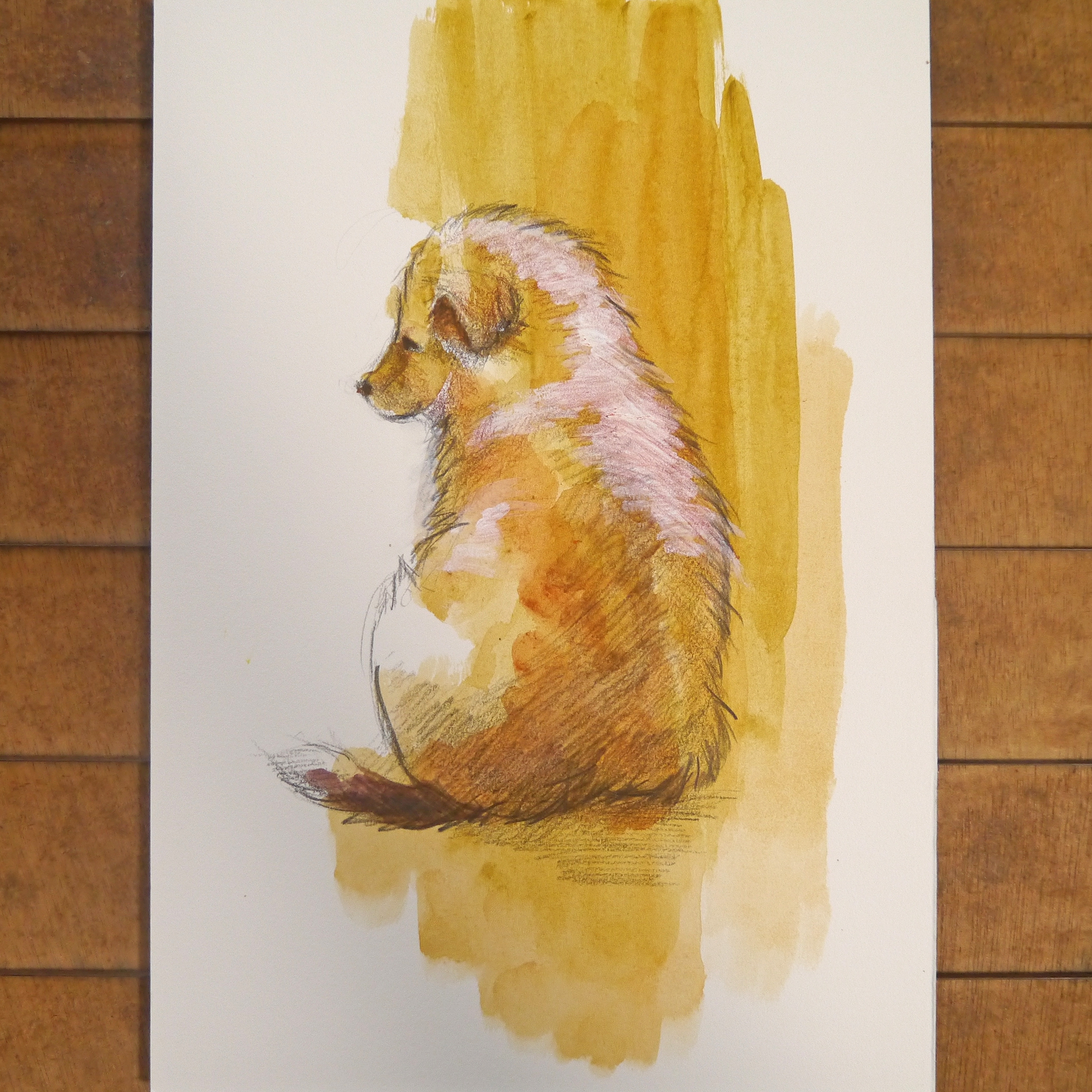 陶板画-水面の思い出-下絵付けによる風景画 | Takashi Kozono