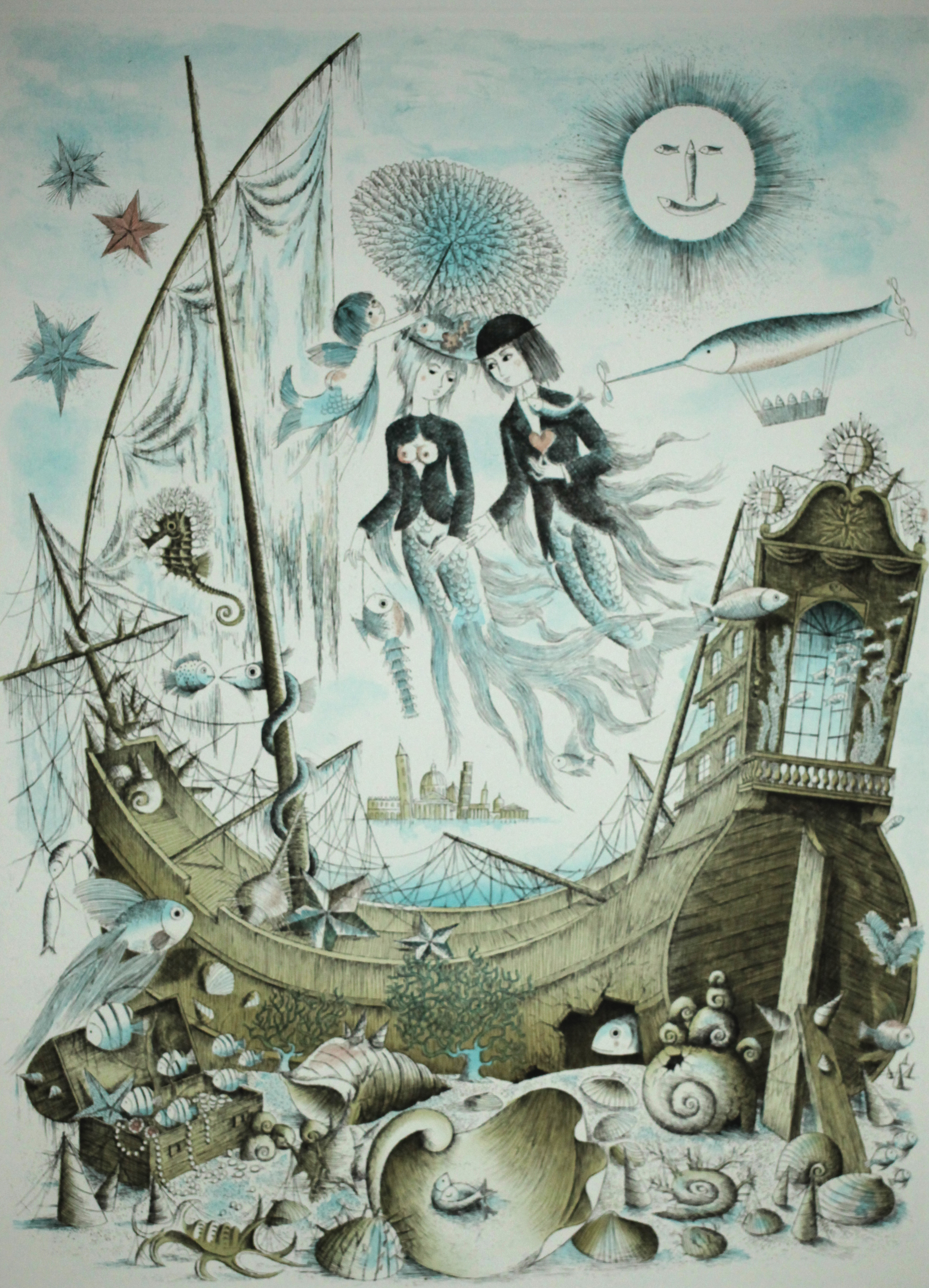 レイモン・ペイネ 魚座 | ギャルリー亜出果 ｜インテリア絵画 アートの