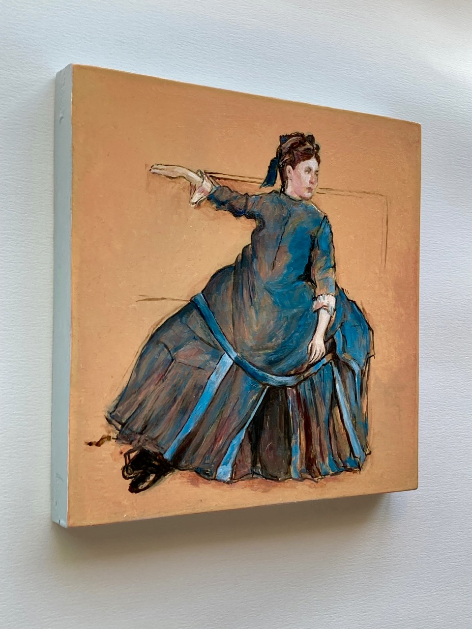 模写 エドガードガ(ソファに座る女性) | Gens art ｜インテリア絵画