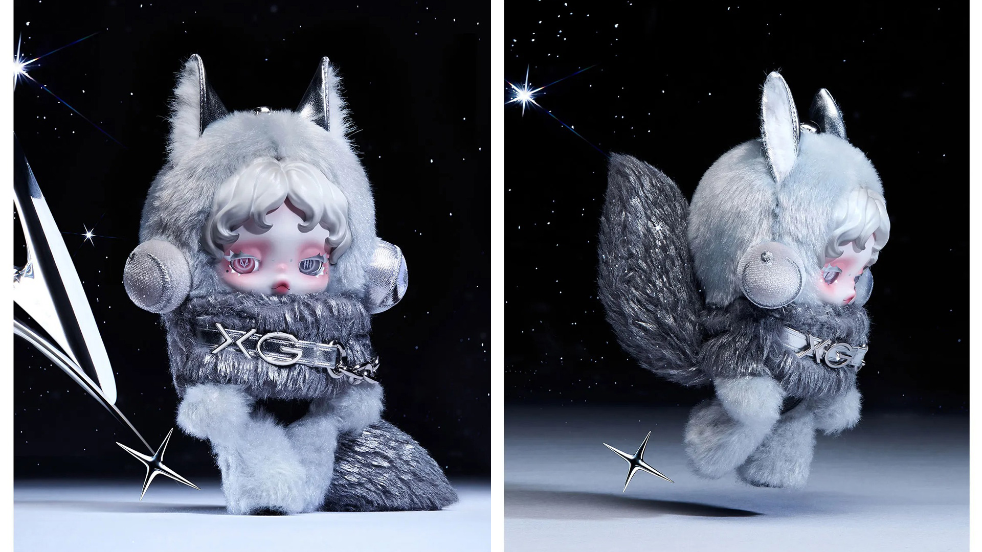 Popmart [Japan only] SKULLPANDA XG collaboration plush pendant is