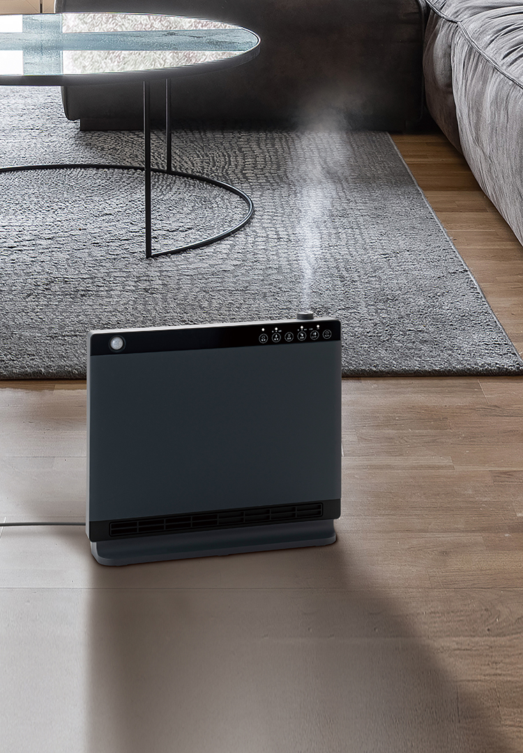 HEAT WIDE MOIST（節電/室温センサー付 大風量ハイブリッド加湿