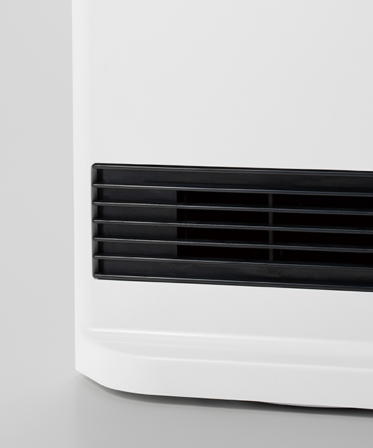 CERAMIC HEATER（首振り機能付 大風量スリムセラミックヒーター 節電