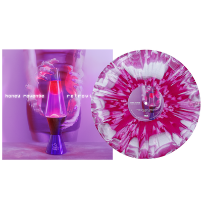 Honey Revenge - “Retrovision” Purple Smush w/ Pink Splatter Vinyl