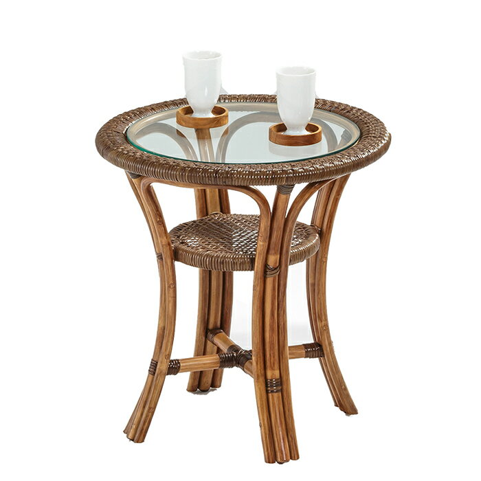 楽天市場】kazama ラタンテーブルの通販