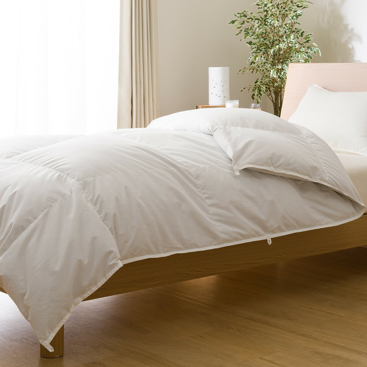 2枚合わせ羽毛掛け布団 シングル(NT2 n S) 【・玄関先迄納品】 【1年