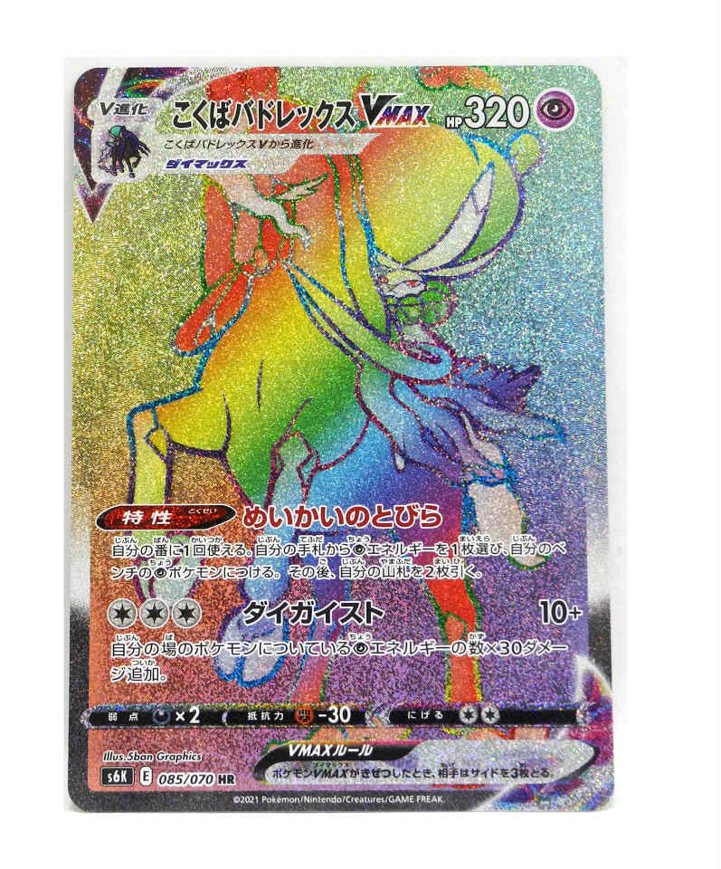 最安値【PSA10】こくばバドレックスVMAX SA HR プロテクター付き こく