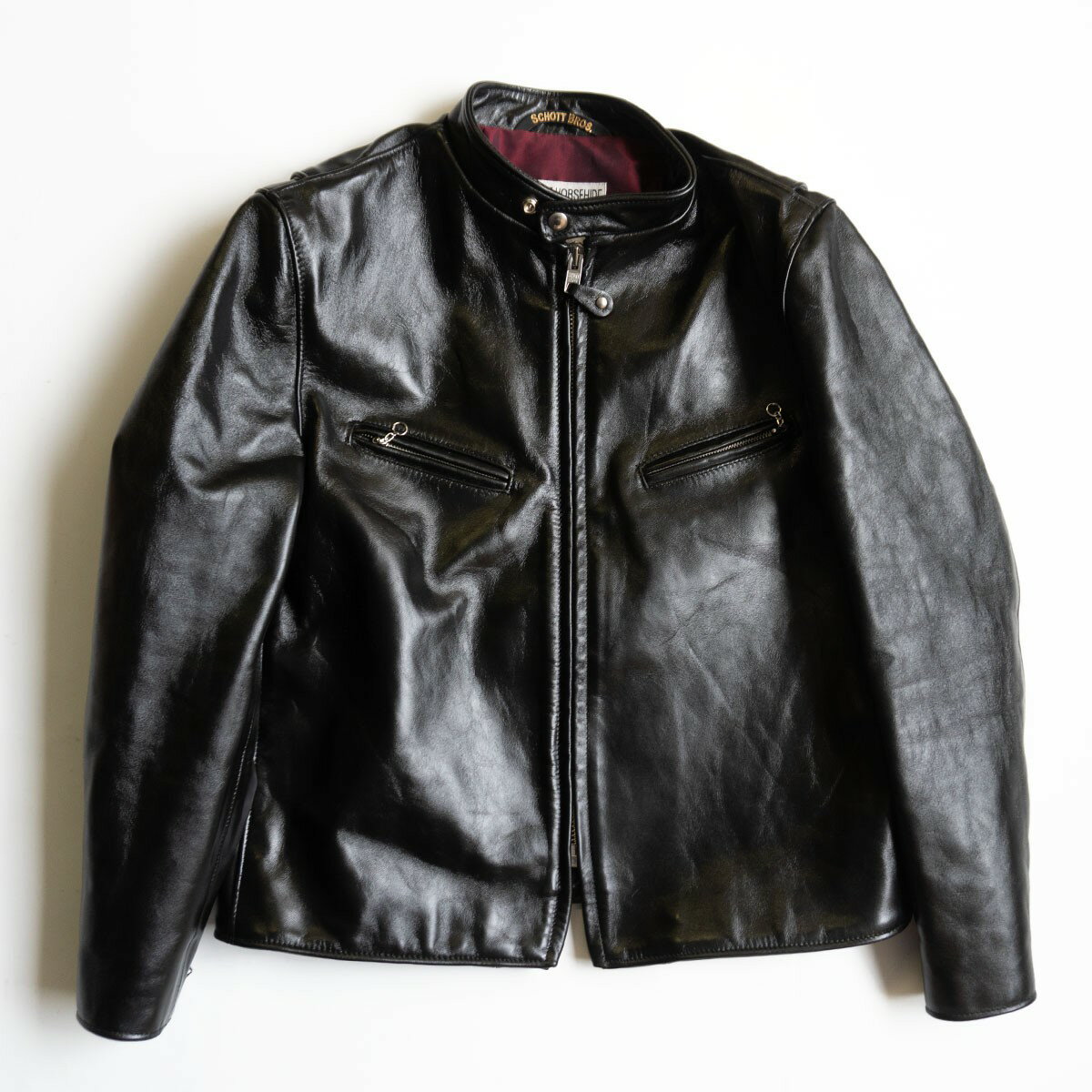 楽天市場】schott シングルライダースジャケット 44の通販