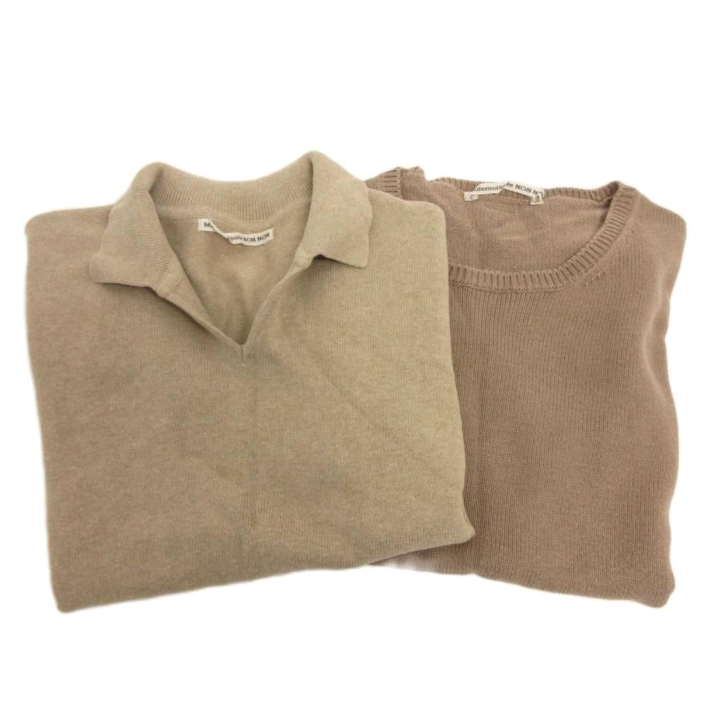楽天市場】Mademoiselle NONNON（ニット・セーター｜トップス