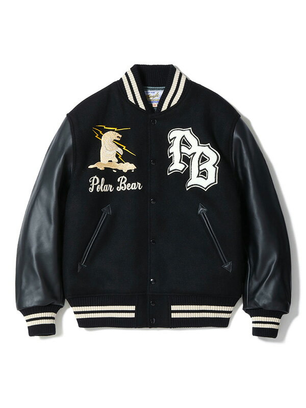 WHITESVILLE ホワイツビル スタジャン ブランド 白熊 アラスカ 港商