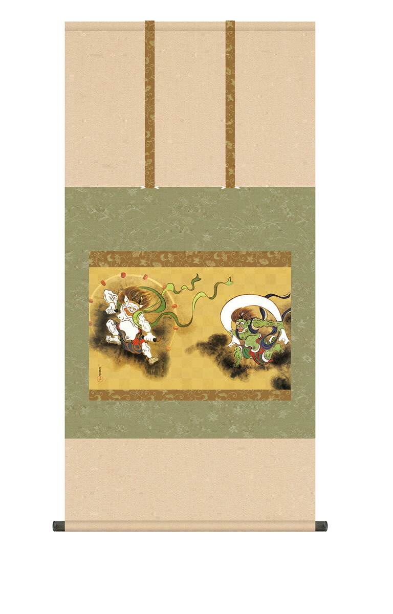 楽天市場】風神 雷神 掛け軸の通販