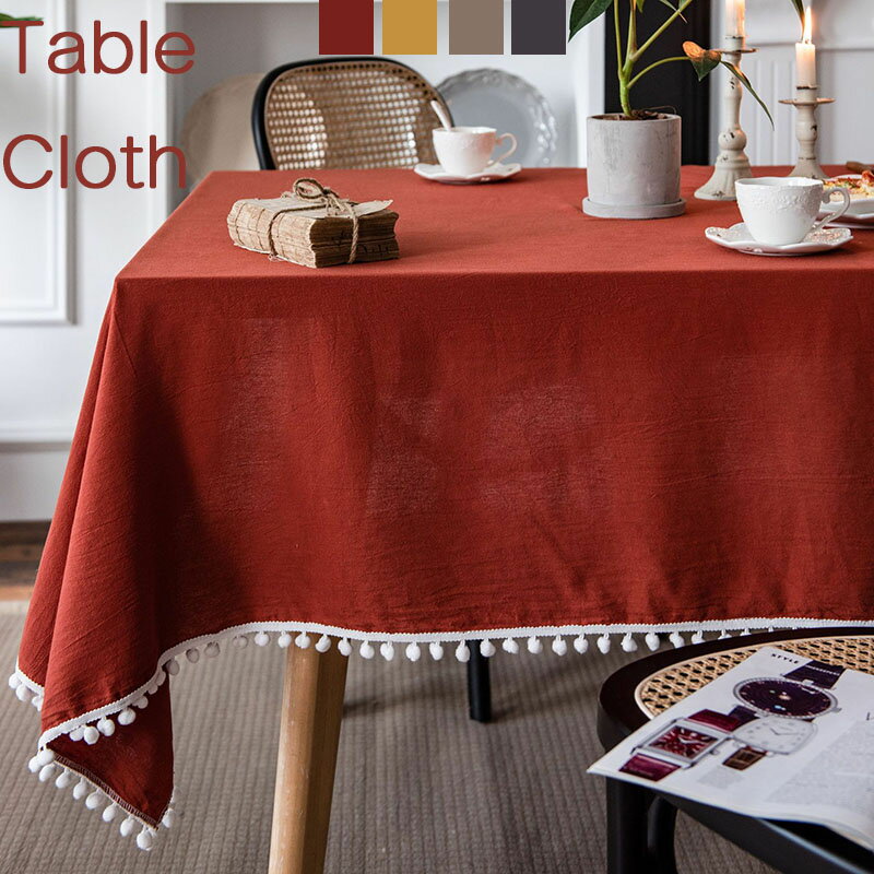 楽天市場】テーブルクロス 赤 刺繍の通販