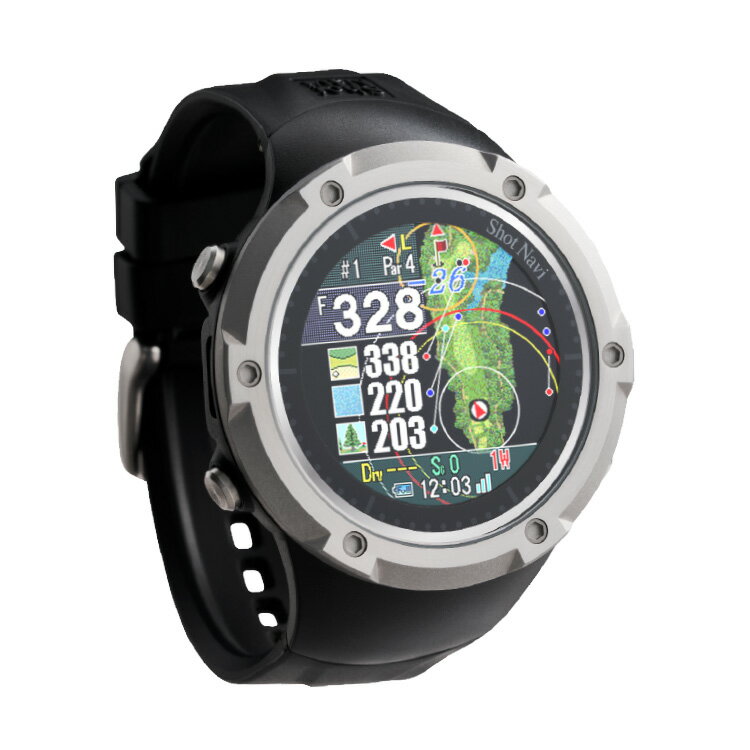 楽天市場】ショットナビ w1 evolve（カラーブラック）の通販