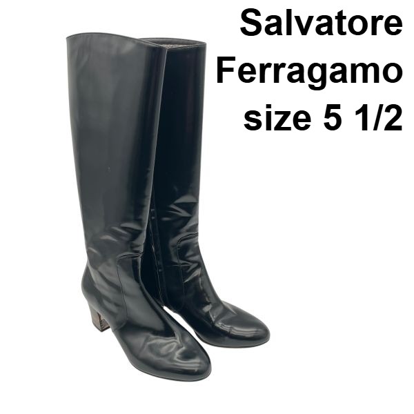 楽天市場】ロングブーツ（ブランドフェラガモ）（レディース靴｜靴）の通販