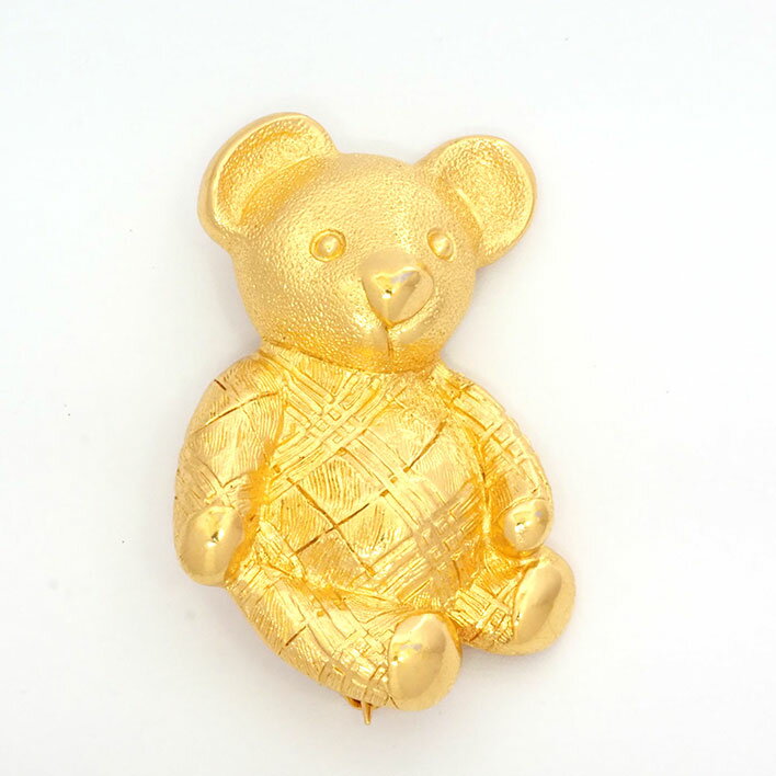 美品】Burberryバーバリー ベア ブローチ 匿名配送❤︎ 美品】Burberry