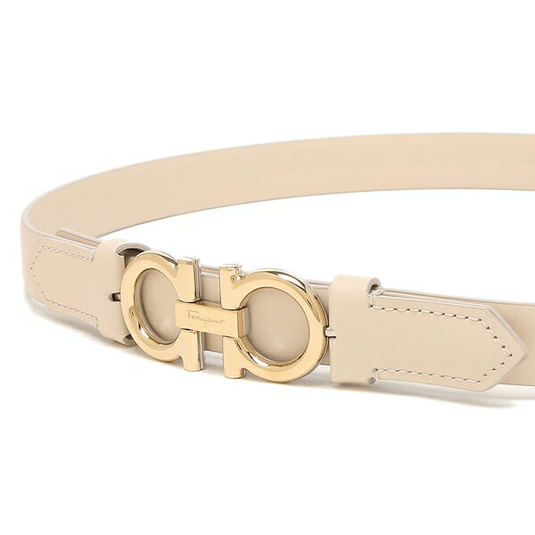 楽天市場】フェラガモ ベルト ダブルガンチーニ ベージュ ホワイト