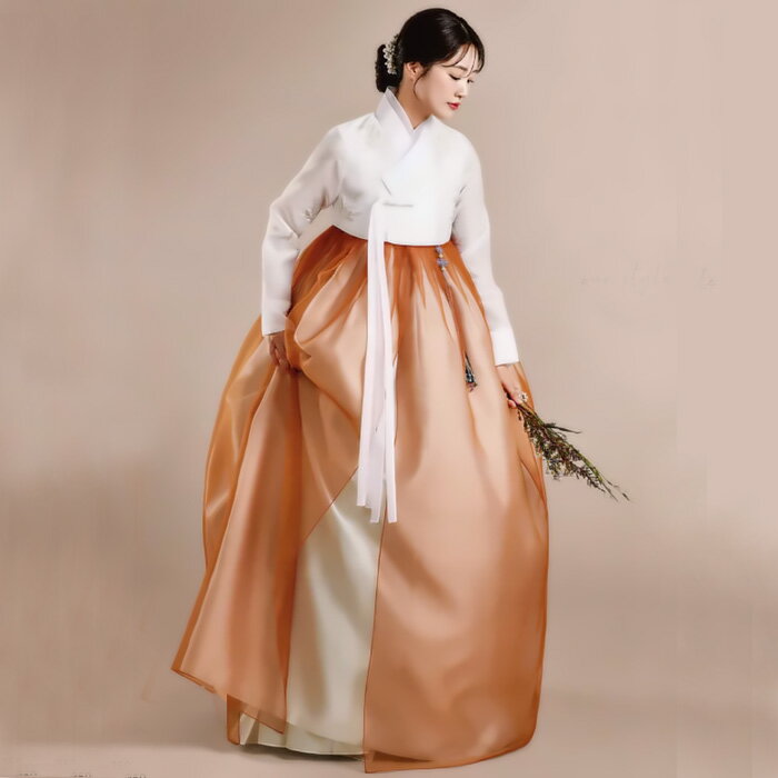 楽天市場】チマチョゴリ（カラーブラウン）（レディースファッション