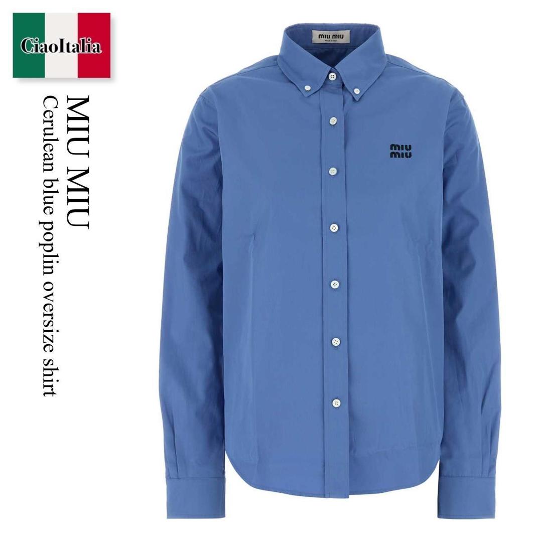 楽天市場】ミュウミュウ miumiu 青（トップス｜レディースファッション