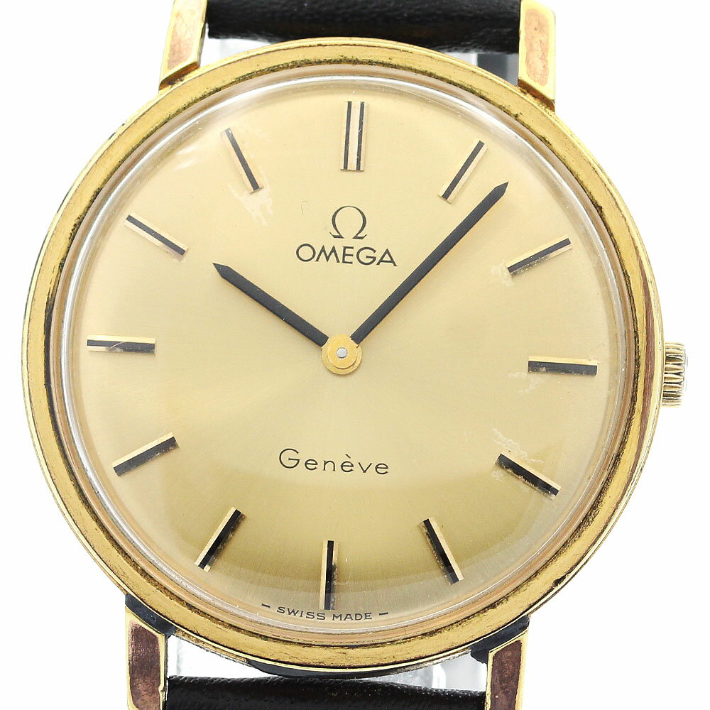 楽天市場】オメガ ジュネーブ 手巻き ゴールドの通販