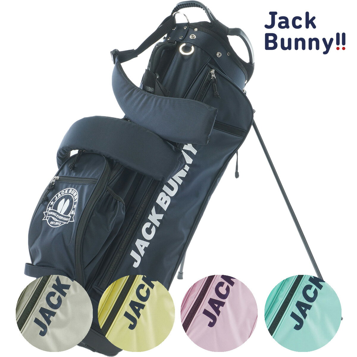 JACK BUNNY キャディバック ボルドー JACK BUNNY キャディバッグ