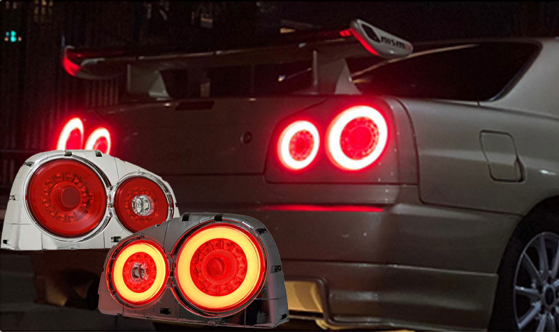 楽天市場】r34 4ドア ledテールの通販
