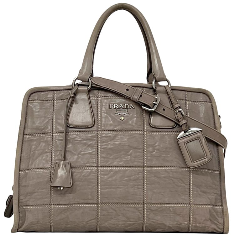 楽天市場】プラダ PRADA（カラーグレー）（トートバッグ｜レディース