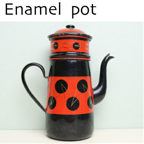 楽天市場】ティーポット アンティーク（素材（キッチン用品）ホーロー