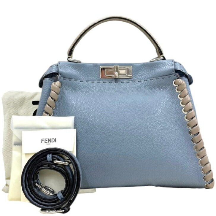 楽天市場】フェンディ ピーカブー セレリア（カラーブルー