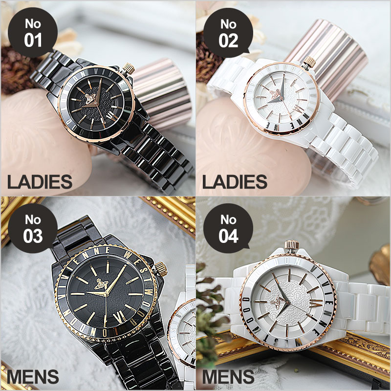 楽天市場】【セラミック 素材の 高級 モデル】ヴィヴィアン 時計