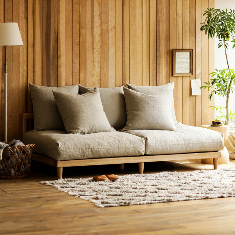 楽天市場】リネン（ソファ・ソファベッド｜インテリア・寝具・収納）の通販