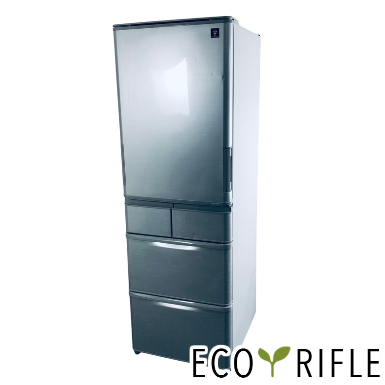 シャープ ノンフロン冷凍冷蔵庫 SJ-W411E-N 2018年製 412L シャープ SJ