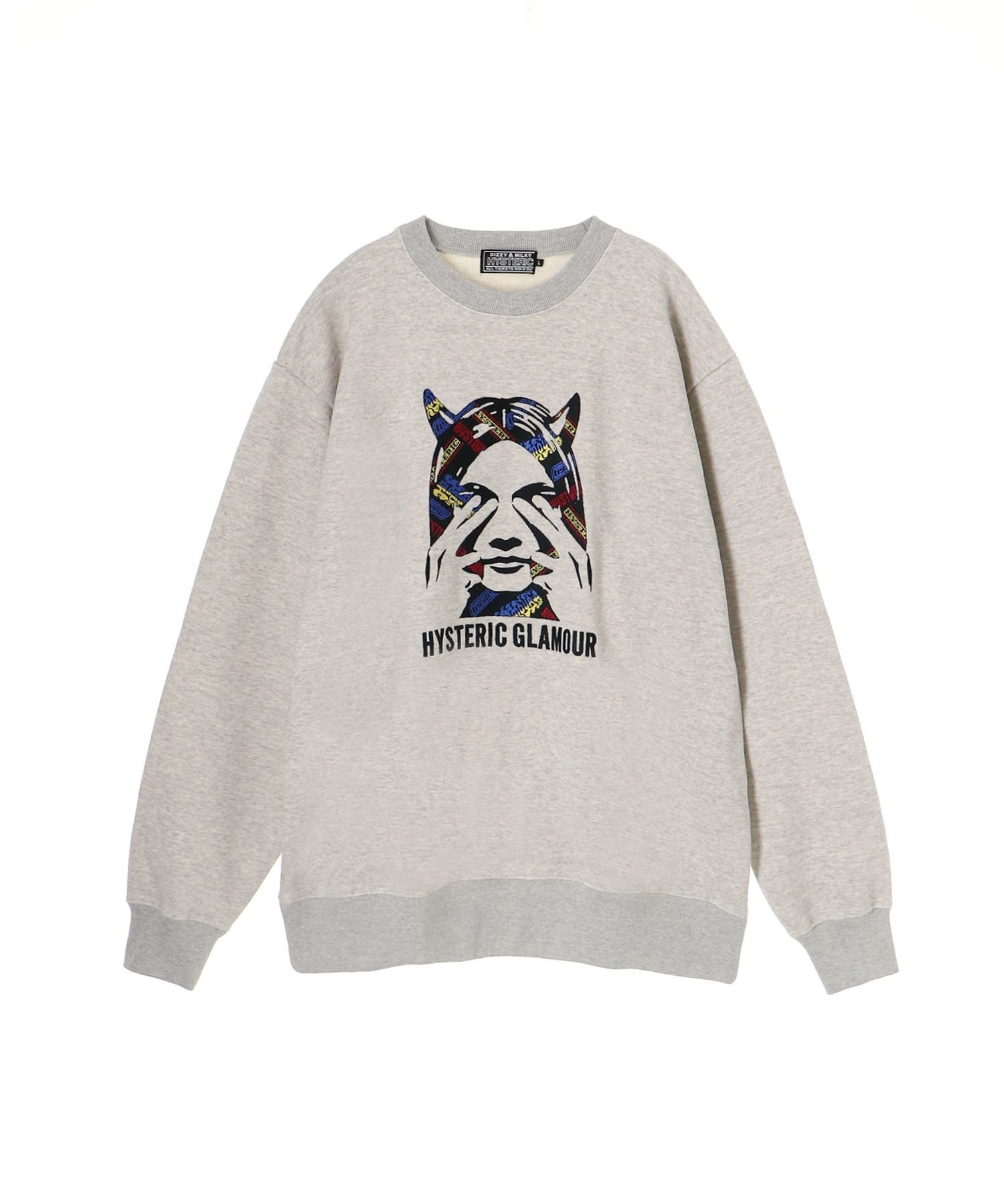 HYSTERIC DIZZY & MILKY トレーナー XL グレー