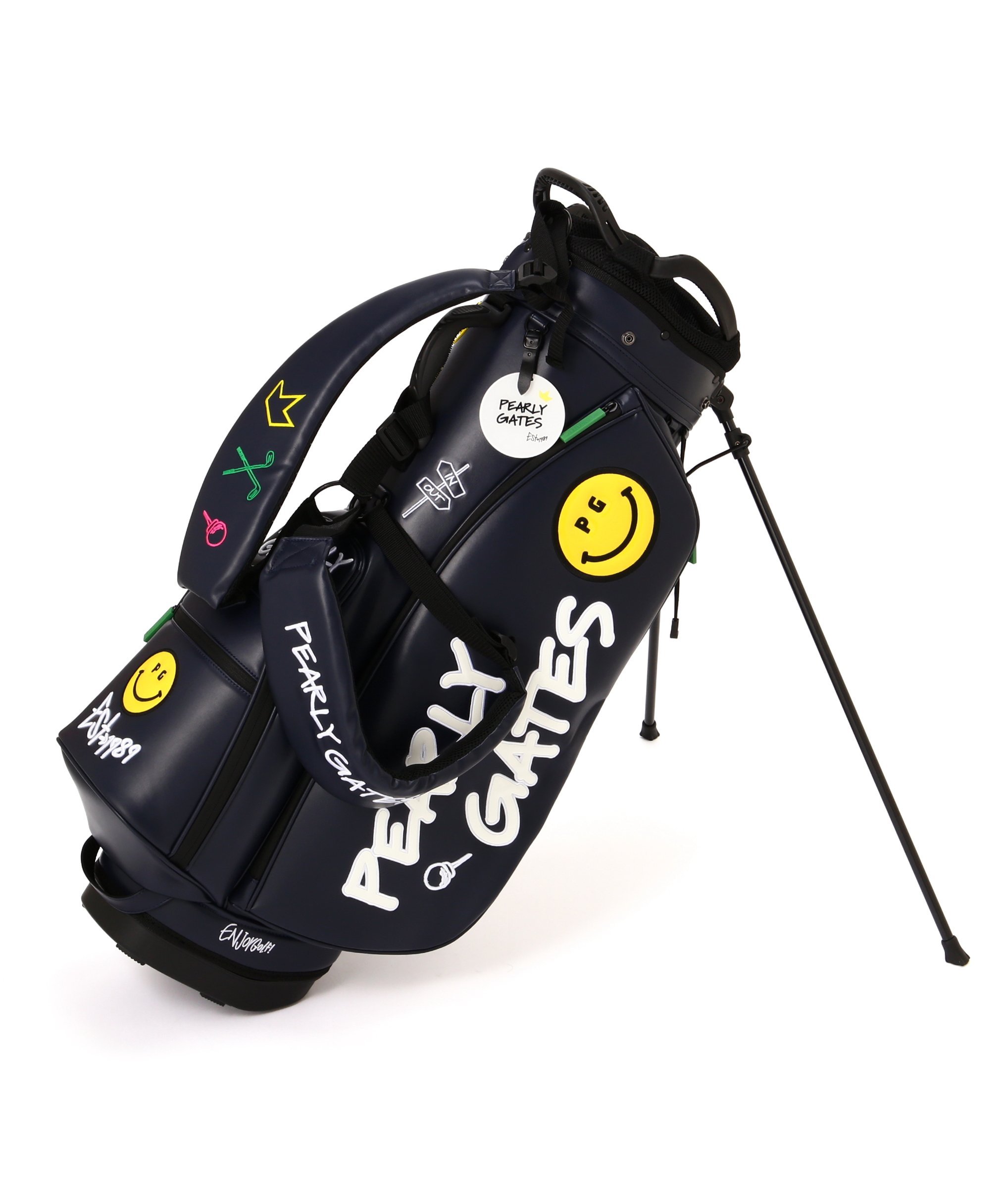 楽天市場】ネイビー パーリーゲイツ キャディバッグの通販