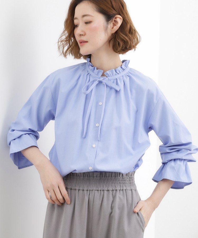 楽天市場】フリル リボン（シャツ・ブラウス｜トップス）：レディース