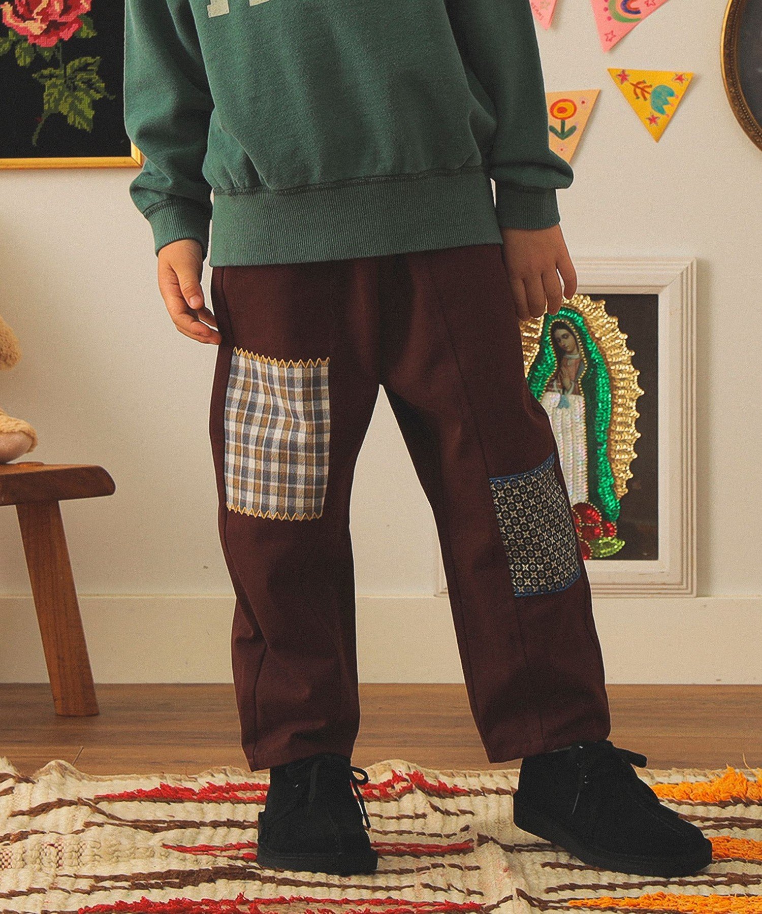 楽天市場】パッチワーク パンツ（キッズ・ベビー・マタニティ）の通販