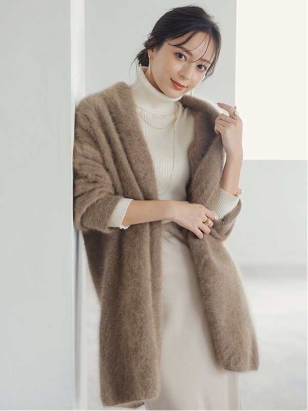 楽天市場】【SALE／40%OFF】anuans ラクーンショールカラー