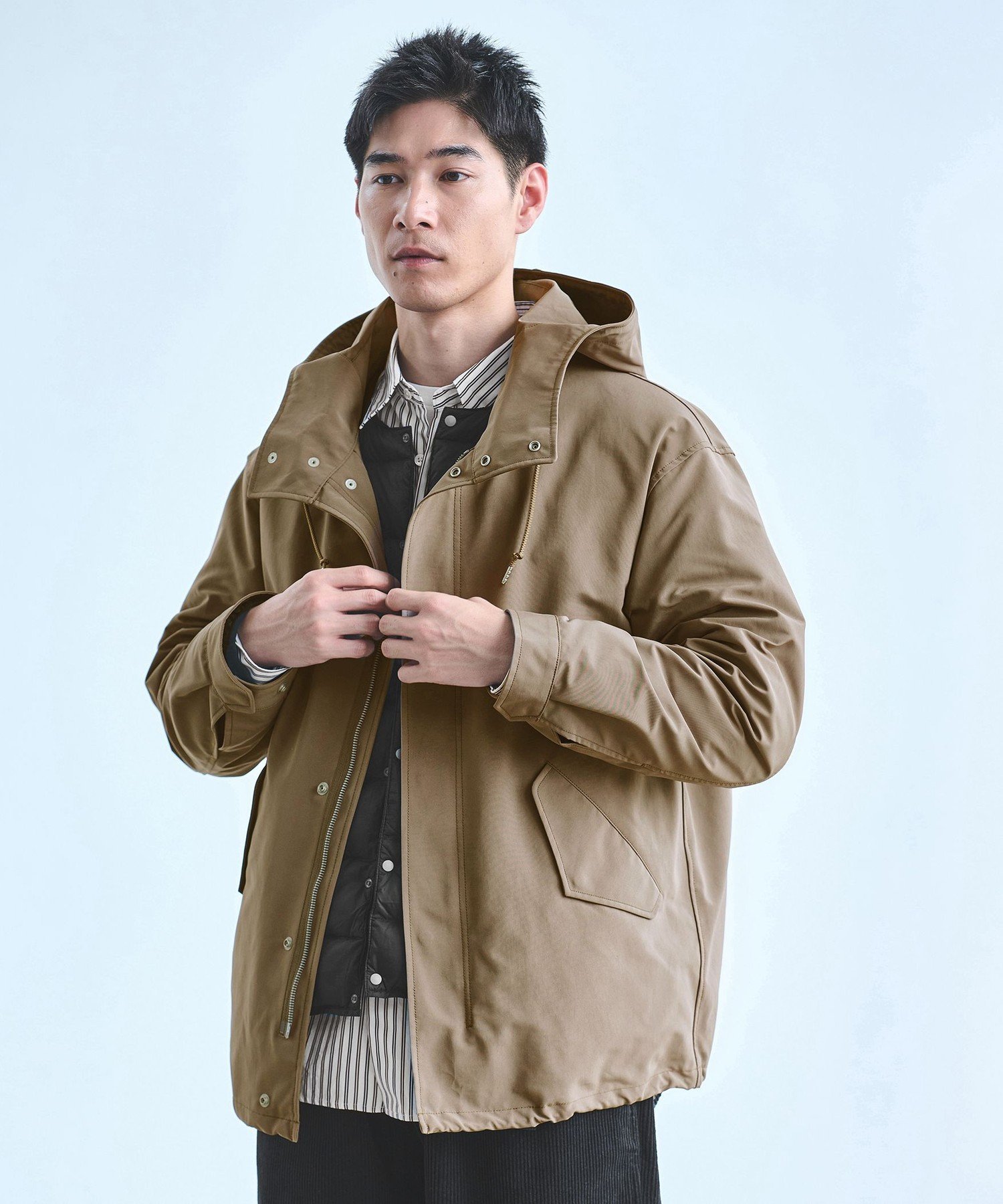 楽天市場】taion 3wayモッズコートの通販