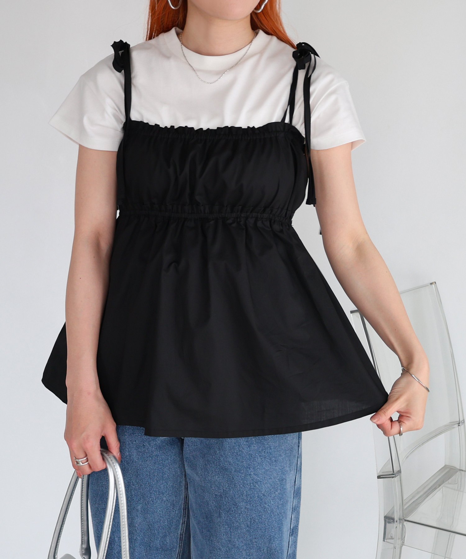 楽天市場】リボン（キャミソール｜トップス）：レディースファッション