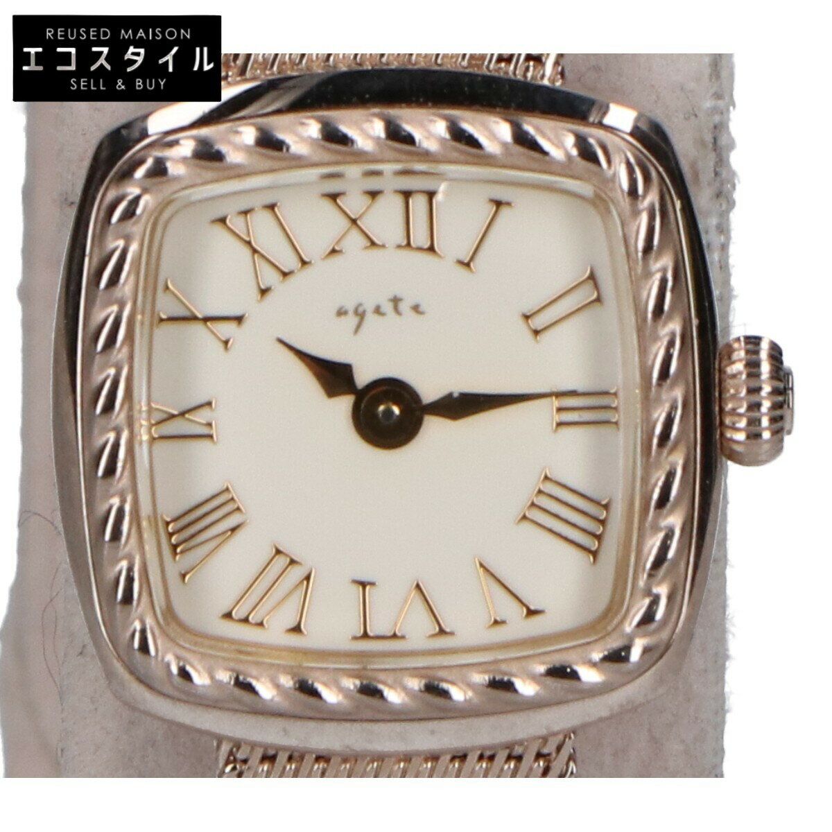 楽天市場】agete アガット スクエアフェイスウォッチの通販