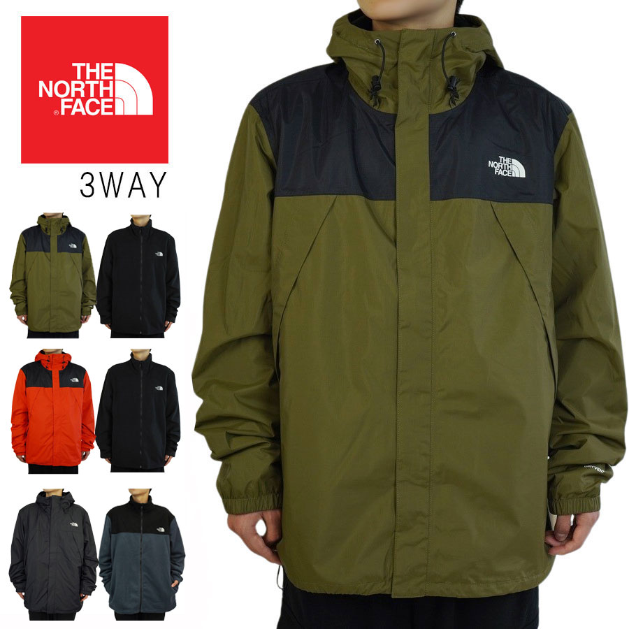 楽天市場】ノースフェイス 3way ジャケット（カラーレッド）の通販