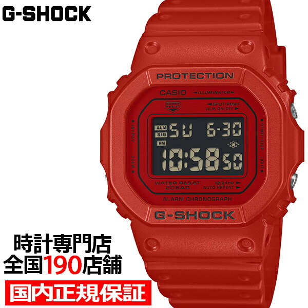 楽天市場】g-shock 赤（表示方式デジタル）（腕時計）の通販