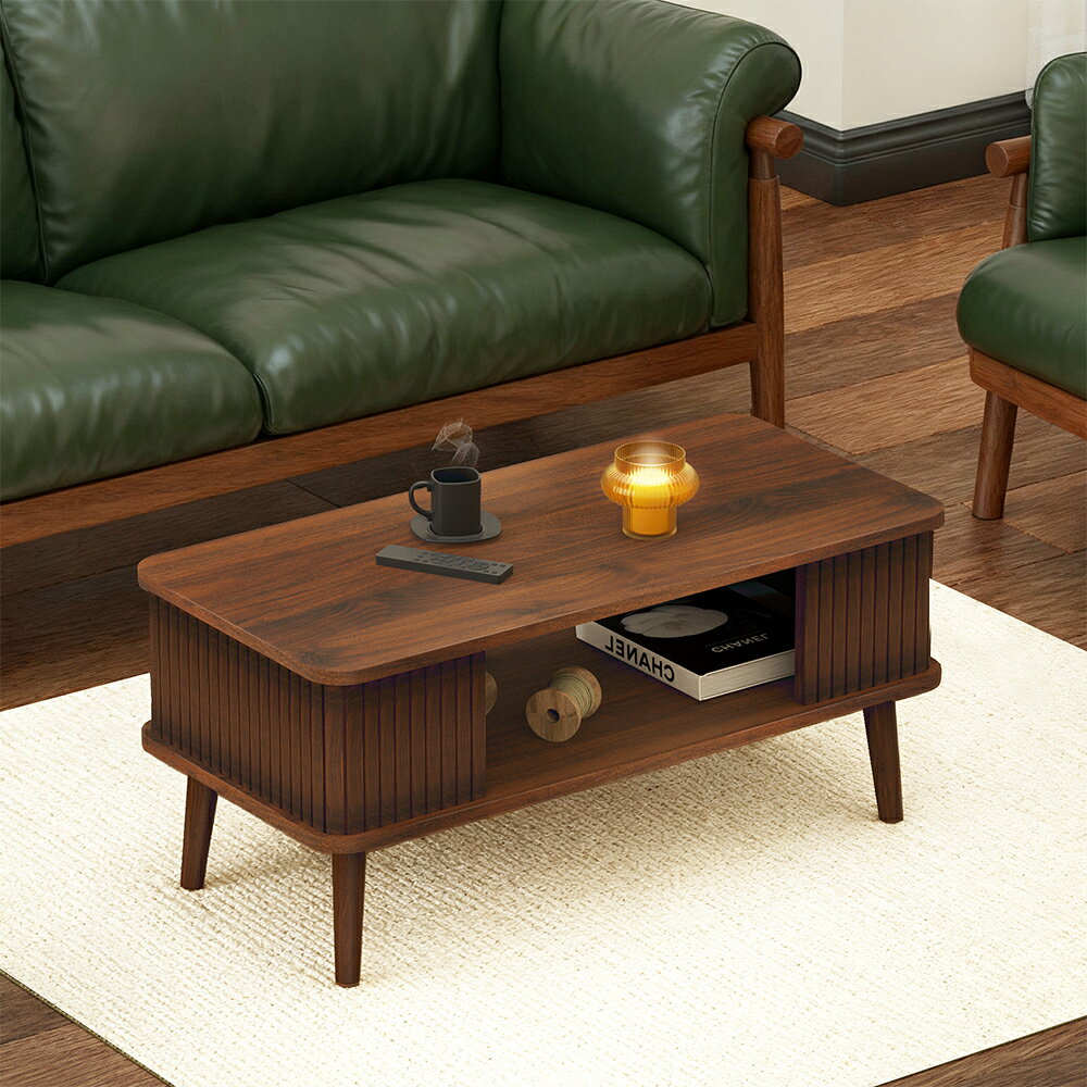 楽天市場】ローテーブル 棚付きの通販