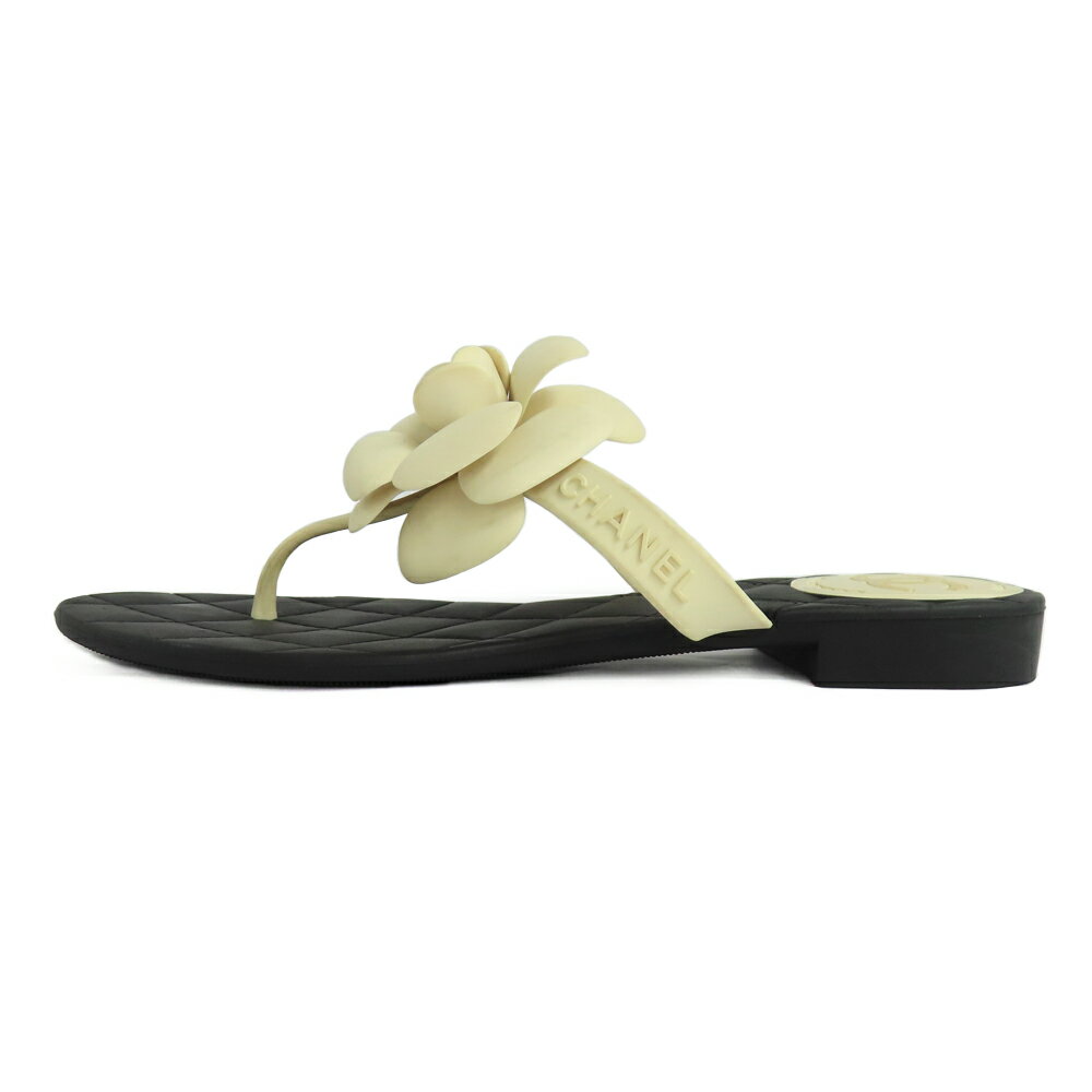 楽天市場】シャネル カメリア（カラーホワイト）（サンダル