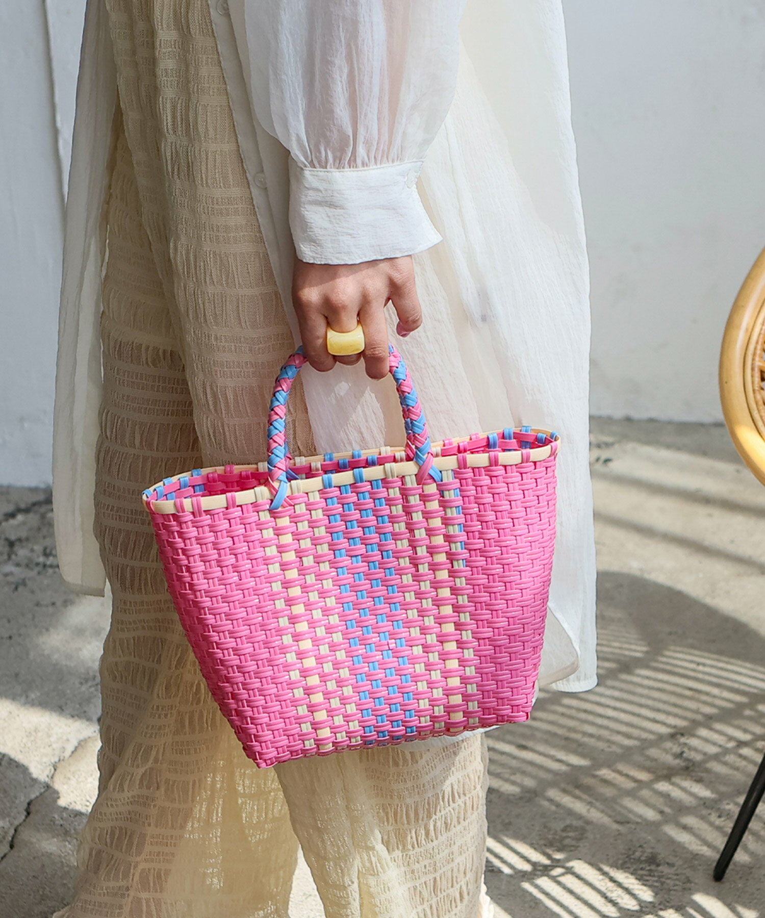 楽天市場】メルカド バッグ（カラーピンク）（バッグ・小物・ブランド