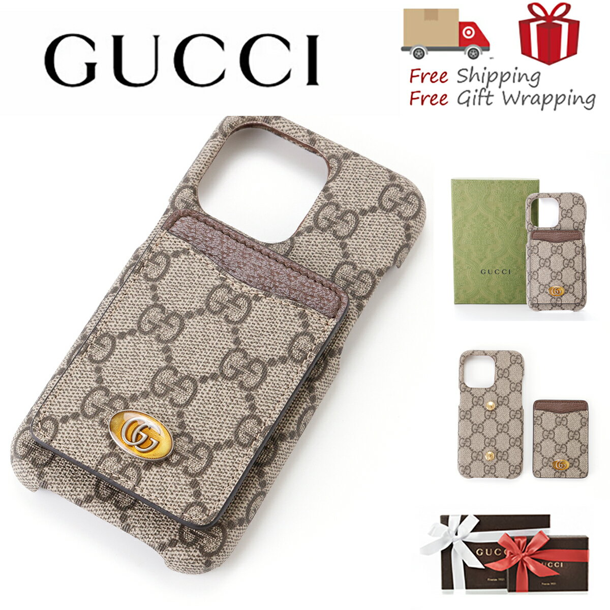 楽天市場】GUCCI iPhone ケース 手帳型（スマートフォン・タブレット